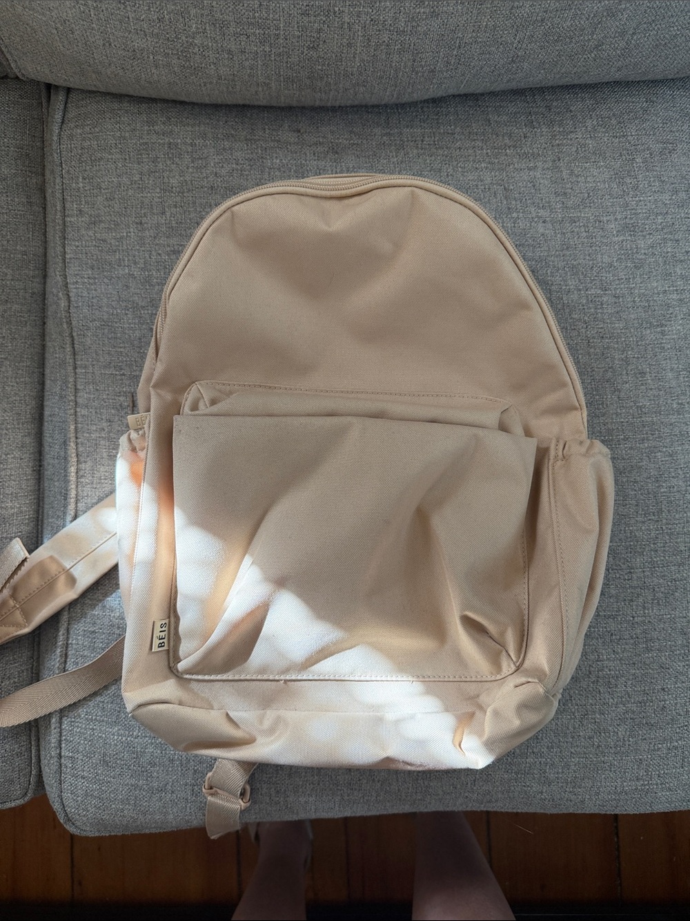 BEIS Beige Backpack